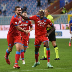 Foto LiveMedia/Danilo Vigo
Genova, Italia, 23 settembre 2021, SERIE A
UC Sampdoria vs SSC Napoli
Nella foto:
Fabian Ruiz (Napoli)
 e Victor Osimhen (Napoli)
, esultano dopo la rtete dello 0 a 2
LiveMedia - World Copyright