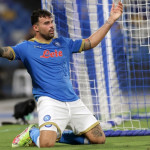 Napoli 30/09/2021 - Europa League / Napoli-Spartak Mosca / foto Insidefoto/Image Sport
nella foto: Andrea Petagna