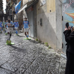 Napoli 28/01/2023 - sagome giocatori SSC Napoli ai Quartieri Spagnoli / foto Image
nella foto: sagome giocatori Napoli