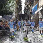 Napoli 28/01/2023 - sagome giocatori SSC Napoli ai Quartieri Spagnoli / foto Image
nella foto: sagome giocatori Napoli