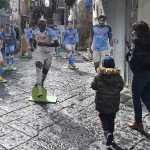 Napoli 28/01/2023 - sagome giocatori SSC Napoli ai Quartieri Spagnoli / foto Image
nella foto: sagome giocatori Napoli