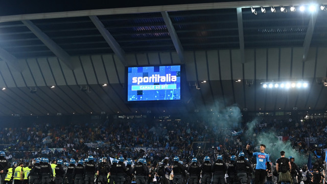 Mg Udine 04/05/2023 - campionato di calcio serie A / Udinese-Napoli / foto Matteo Gribaudi/Image Sport
nella foto: polizia