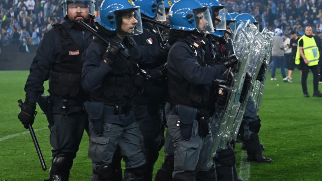 Mg Udine 04/05/2023 - campionato di calcio serie A / Udinese-Napoli / foto Matteo Gribaudi/Image Sport
nella foto: polizia