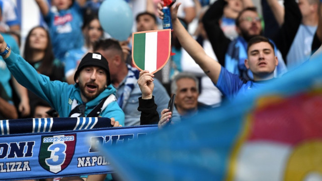 Db Udine 04/05/2023 - campionato di calcio serie A / Udinese-Napoli / foto Daniele Buffa/Image Sport
nella foto: tifosi Napoli Napoli